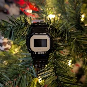 Casio G-Shock Black and Silver Watch